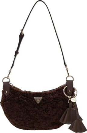 Guess Tassen, Dames, Bruin, ONE Size, Polyester, Katie Convertible Schoudertas