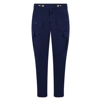 Diesel Slim-fit Trousers, male, Blue, Size: W32 Elegant Modern Pants