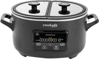 Crock-pot Crock-Pot Dual 3.7 Quart MultiMeal Multicooker and Programmable Slow Cooker - Speckled Black