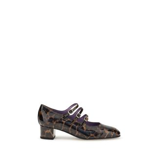 Carel Multicolor Calf Leather Bos Taurus Platform Womens Pumps
