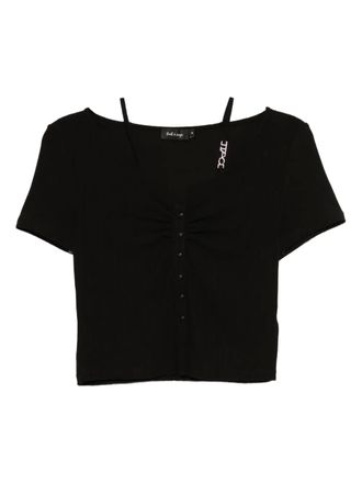 Tout à Coup T-shirt con scollo a V - Nero