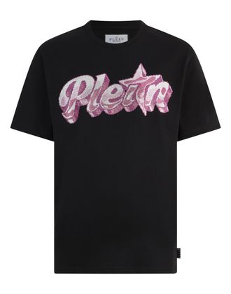Philipp Plein Round Neck T-Shirt Gummy Plein Stones