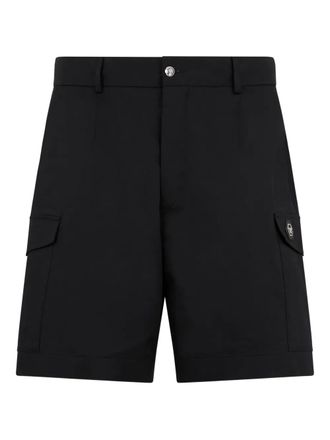 Philipp Plein cargo shorts - men - Polyester/Cotton/Cotton/Elastane - 48 - Black