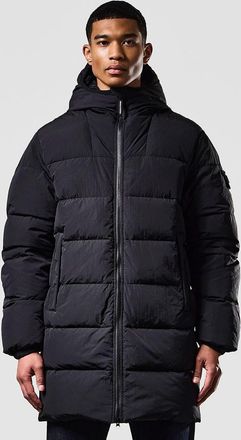 Weekend Offender Heren Weekend Offender Sapporo Longline Down Jacket in Zwart