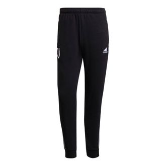 adidas Mens adidas Juve 3s Swt Pnt Stripe Casual Sports Long Pants Black GR2931