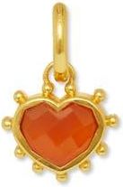 Ottoman Hands Onyx Heart Charm in Gold at Nordstrom