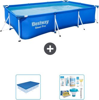 Bestway Piscina Bestway Steel Pro Rectangular - 300x201x66 Cm - 5-piezas S22713