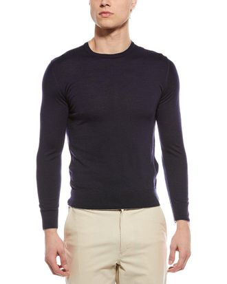 Eleventy Wool & Silk-Blend Crewneck Sweater