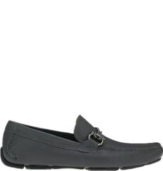 Ferragamo Mens Gancini Casual Shoes In Grey