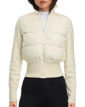 Canada Goose Hybridge Wide Quilt Knit Down Jacket