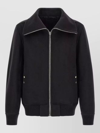 Rick Owens dracuflight high collar bomber coat