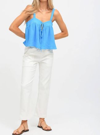 Electric & Rose Rita Top In Aqua