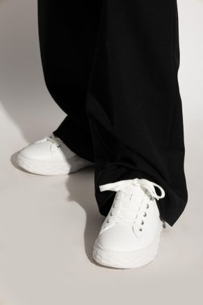 Jimmy Choo London Sneakers Diamond, Womens, White