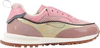 Hidnander Threedome.zero Sneakers - Dames - Sneakers - Roze - 37 EU - Leer - Schoenen