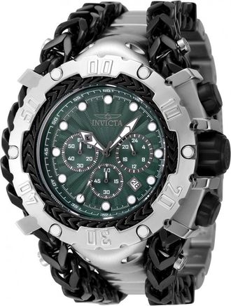 Invicta Gladiator Chronograph GMT Quartz Green Dial Mens Watch 48186