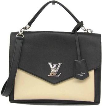 Louis Vuitton Tweedehands leren Louis Vuitton tassen - Dames - Vintage Handtas - Zwart - ONE Size - Leer - Vintage