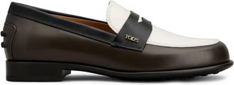 Tod's Black Leather Loafers