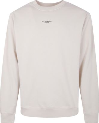 Drôle de Monsieur Le Sweatshirt Slogan Classique Round Neck Sweatshirt