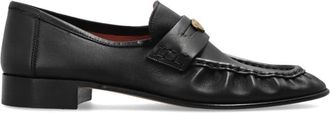 Chlo&eacute; Letti Leren Loafers - Dames - Loafers - Zwart - 39 EU - Leer - Schoenen