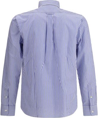 Deperlu Mens Striped Shirt 05 Cotton