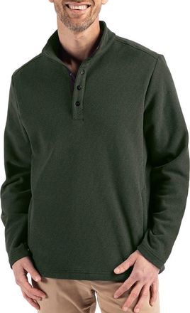Cutter & Buck Hunts Point Fleece Snap Pullover in Poplar at Nordstrom, Size Xxx-Large