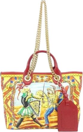 Dolce & Gabbana Pre-owned Handbags, female, Multicolor, Size: ONE SIZE Pre-owned Fabric shoulder-bags