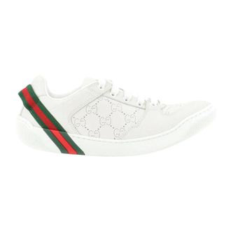 Gucci Screener Sneaker - Dames - Schoenen - Wit - Maat: 37 EU Leer
