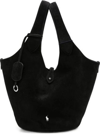 Ralph Lauren Tote Bag - Dames - Shoppers - Zwart - ONE Size - Su&egrave;de - Tassen