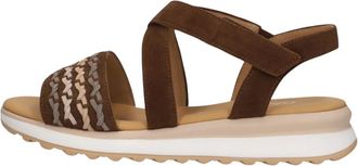 Gabor Dames, Schoenen, Bruin, Maat: 37 1/2 EU Linnen