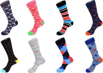 Unsimply Stitched 8 Pair Combo Pack Socks