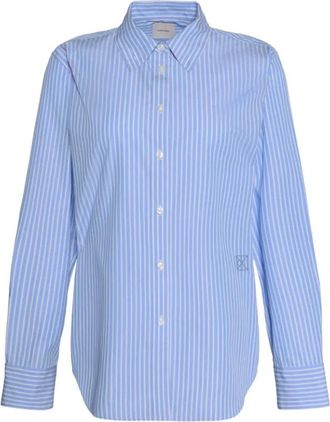 Calvin Klein Shirt - Dames - Overhemden - Blauw - M - Overhemden