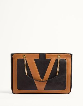 Valentino Garavani Valentino Garavani Viva Superstar Medium Nappa Leather Shopping Bag Wo