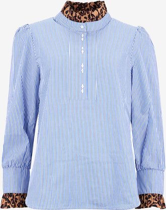 Balzac Paris Bio-Baumwollbluse mit R&uuml;schen Source