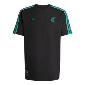 adidas Liverpool FC Terrace Icons Tee Black Sea Green JW5470