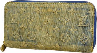 Louis Vuitton Blue Long Wallet (Bi-Fold) (Pre-Owned)