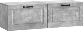 vidaXL Mueble Para Tv De Pared Gris Hormig&oacute;n 98 X 31 X 30 Cm Vidaxl