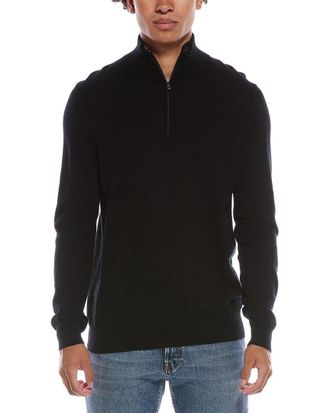 Amicale Cashmere 1/4-Zip Cashmere Sweater