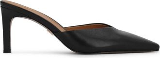 Kazar Stiletto Flip-Flops - Dames - Muiltjes - Zwart - 40 EU - Leer - Schoenen