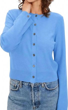 Michael Stars Flynn Cardigan In Blue Ribbon
