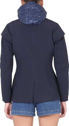 K-Way Hooded Windbreaker Jacket - Blue