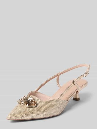 Tamaris Tamaris Slingbacks mit Strasssteinbesatz in Sand, Gr&ouml;&szlig;e 36