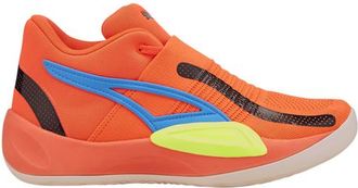 Puma Mens PUMA Rise Nitro - Basketball Shoes Fiery Coral/Lime Squeeze Size 10.0