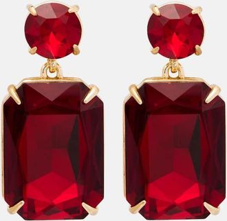 Carolina Herrera Orecchini pendenti con cristalli