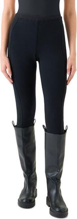 Akris Maro Wool Blend Leggings in Black at Nordstrom, Size 16