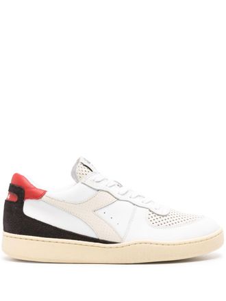 Diadora Sneakers Basket con inserti - Bianco