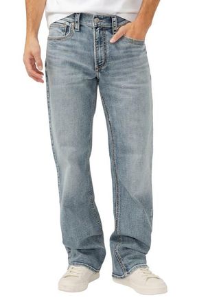 Silver Jeans Co Zac Relaxed Straight Leg Jeans in Indigo at Nordstrom, Size 30 X 30