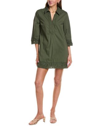English Factory Crochet Accent Mini Dress
