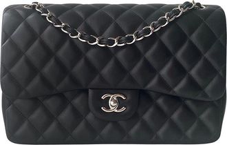 Chanel Quilted Lambskin Classic Jumbo Double Flap