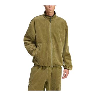 adidas Fitness, Heren, Groen, L, Katoen, Equipment Corduroy Omkeerbare Jas