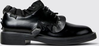 Camper Derby Dean Camper in pelle con rouches